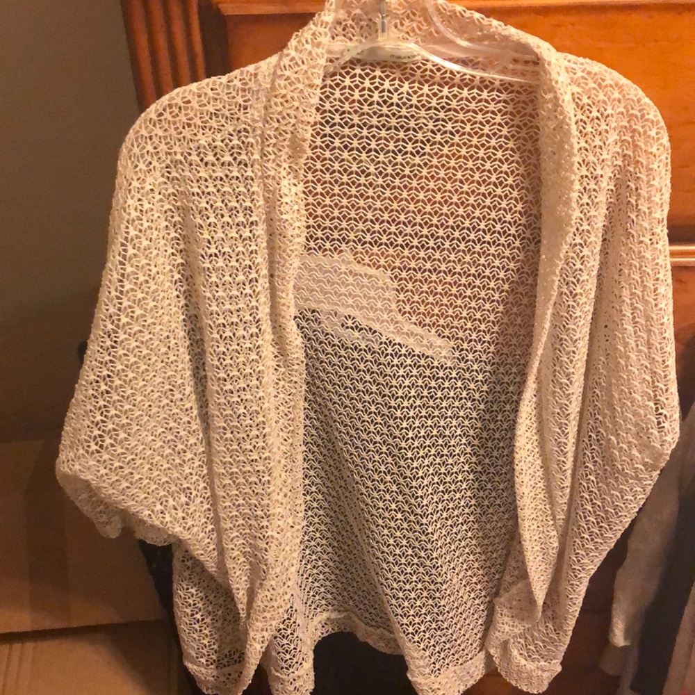 Cream colored summer shrug